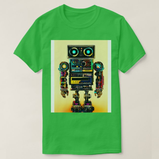 Camiseta Música robótica (Diseño del anverso)