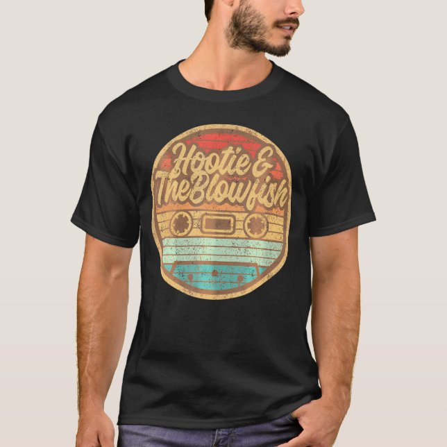 Camiseta Música Rock De Hooties Y Blowfish Cassette 80 (Anverso)