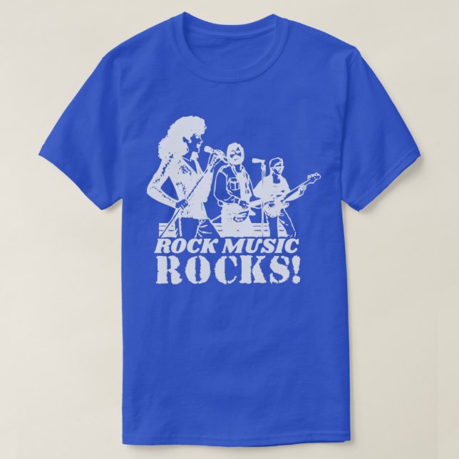 Camiseta MÚSICA ROCK ROCKS Rock Music Design para personas  (Diseño del anverso)