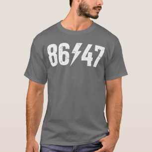 Camiseta Música Rock Sarcástica 8647 Estilo Vintage 80s 86 