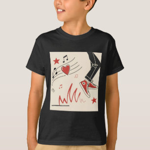 Camiseta Música Snicker Colorful Expressive Digital Art Ill