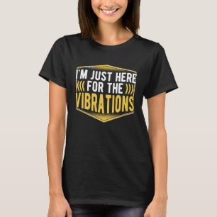 Camiseta Música Sorda Aquí Para Las Vibraciones Sordas