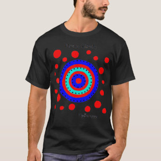 Camiseta Música Tambor Círculo Humor Artistas Arte Gracioso