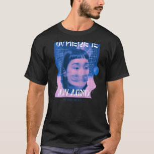 Camiseta Música Techno de impresión posterior Vaporwave EDM