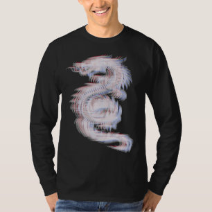 Camiseta Música tecno de raves EDM de dragón japonés genial