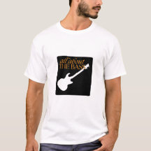Música, todo sobre la T-Shirt de bajo guitarra