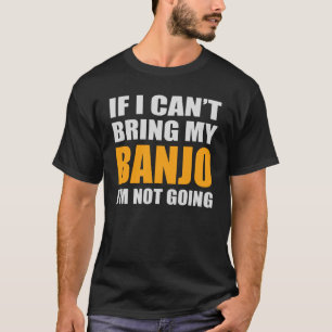 Camiseta  Música tradicional del Banjo Bluegrass divertida