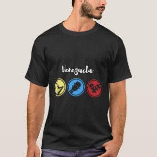Camiseta Música venezolana de Arpa Cuatro y Maraca