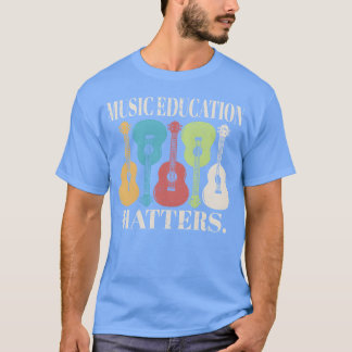 Camiseta Música y educación importan músico frien