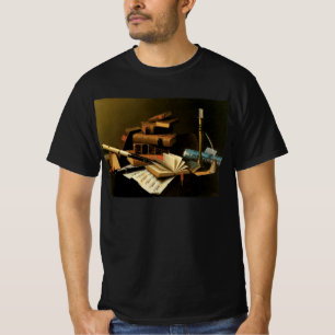 Camiseta Música y literatura de William Harnett, Bella Arte