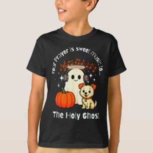 Camiseta Música y oración del Espíritu Santo para cristiano