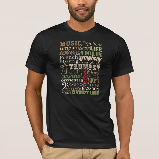 Camiseta musical (Anverso)
