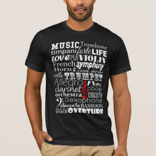 Camiseta musical