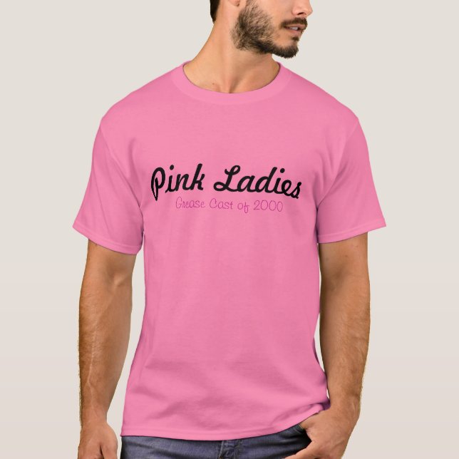 Camiseta musical de la grasa: Señoras rosadas (Anverso)