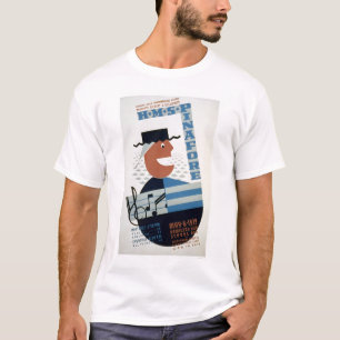 Camiseta Musical del delantal del HMS WPA 1939