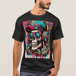 Camiseta Musical Skull: The Art of Sound and Style