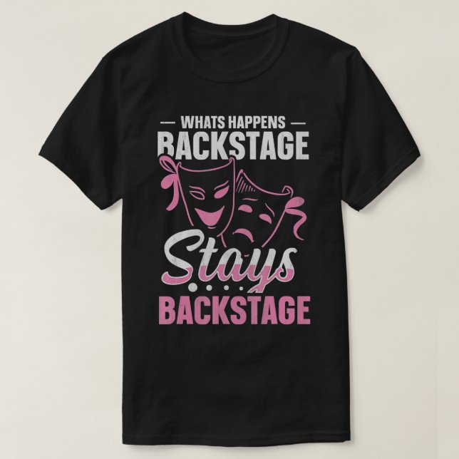 Camiseta Musical Theatre Thespian Design for a Musical Acto (Diseño del anverso)