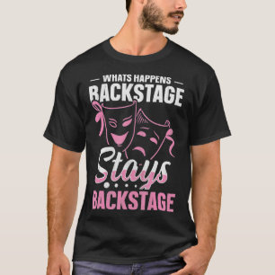 Camiseta Musical Theatre Thespian Design for a Musical Acto