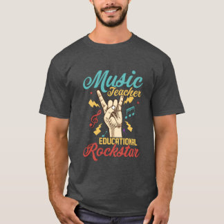 Camiseta Musiceacher Educativo Rockstar Musiceacher S boy