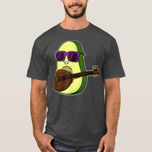 Camiseta Musician Fruit Guacamole Guitar Music Avocado