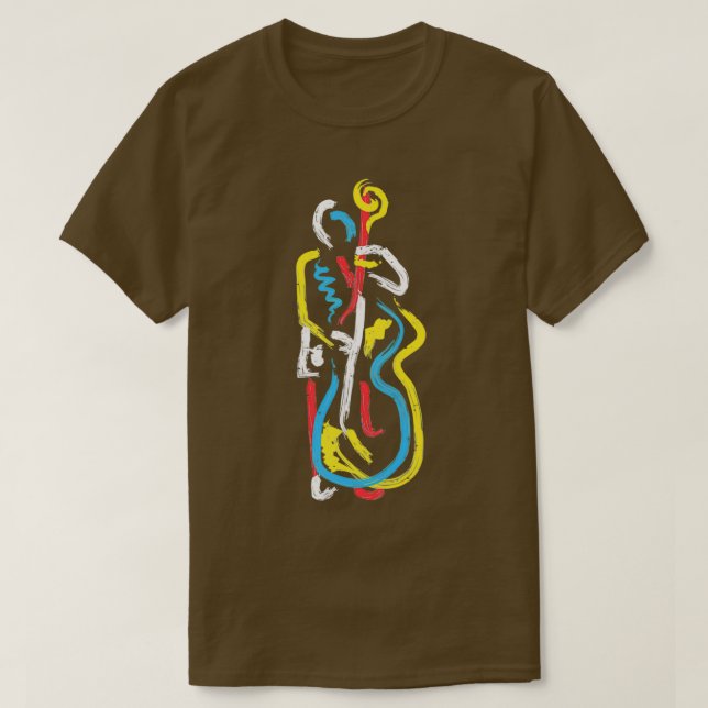 Camiseta Musician Gift Double Bass Player  (Diseño del anverso)