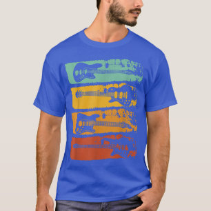 Camiseta Musician Guitar Lover Guitar Player Guitarist Retr
