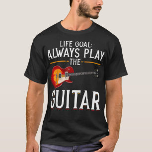 Camiseta Musician Guitarist Life Goal Guitar Player Music G