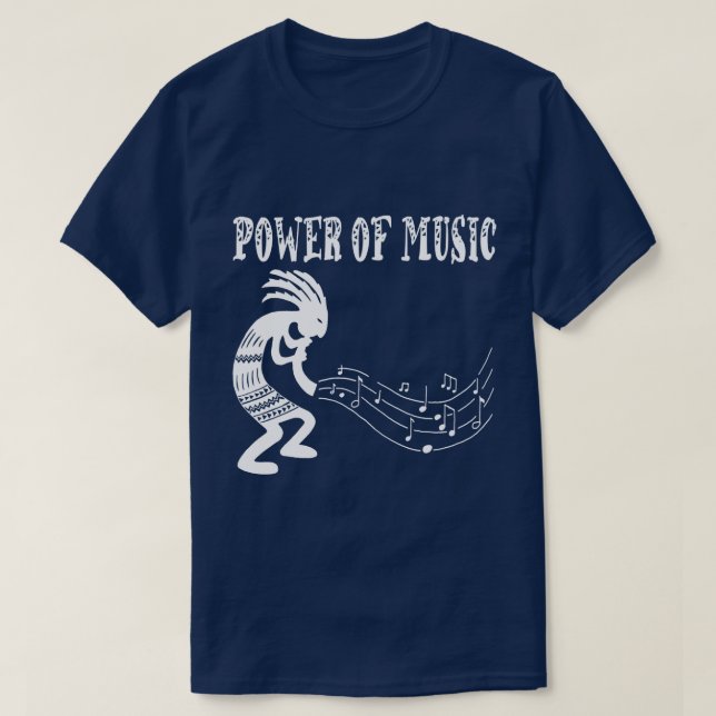 Camiseta Musicien tribal blanc (Diseño del anverso)