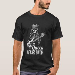 Camiseta Músico Bajista - Guitarrista Reina De La Guitarra