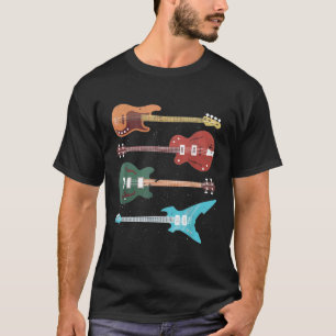 Camiseta Músico Basisten Instrumento Musical Bass Guitar