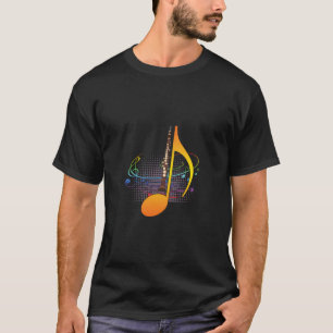 Camiseta Músico Clarinet Nota musical Hoodie Clarinetista