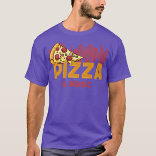 Camiseta Músico Clef Chef De Pizza And Music Notes 14062950