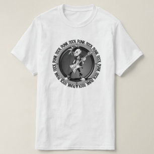 Camiseta Músico de Arte Guitarrista de Rock Punk Clásico Ge