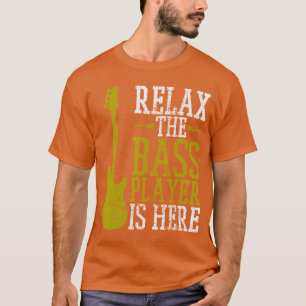 Camiseta Músico de bajo Guitarra Escuela de música Vintage