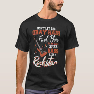 Camiseta Músico de bajo hombre Bajista Músico de guitarra b