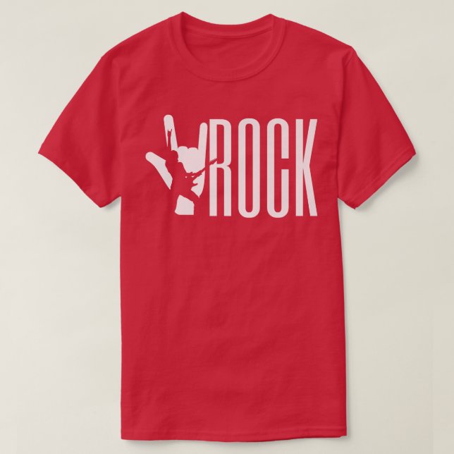 Camiseta Músico de banda de guitarrista rock N RollGuitar10 (Diseño del anverso)