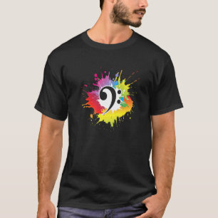 Camiseta Músico de Bass Clef asistió a guitarrista