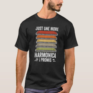 Camiseta Músico de blues de armónica órgano de boca Harmon