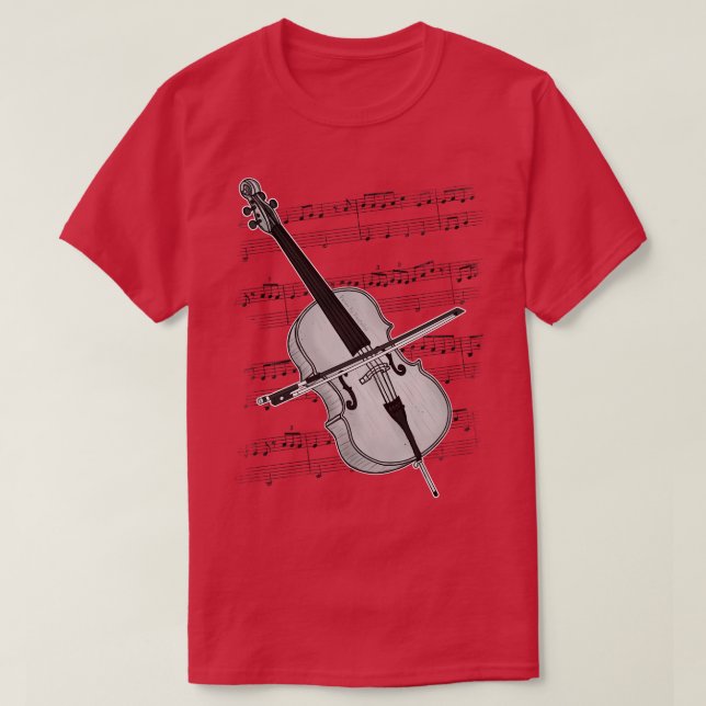 Camiseta Músico de cadenas de Cellist de Cello Player (Diseño del anverso)