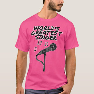 Camiseta Músico De Cantante Más Grande Del Mundo