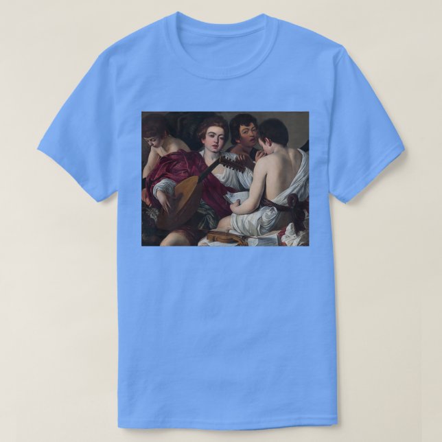 Camiseta Músico de Caravaggio (Diseño del anverso)