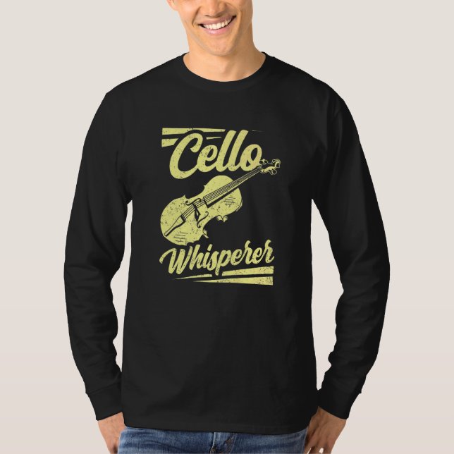 Camiseta Músico de Cello Whisperer Instrumental de Futbolis (Anverso)