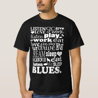 Camiseta Músico de citas musicales de Blues Music Lover