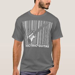 Camiseta Músico de código de barras EGuitar GuitaristElectr