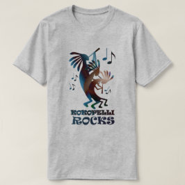 Camiseta Músico de danza Kokopelli Basic Gray T