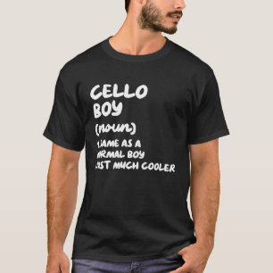 Camiseta Músico de definición de Cello Boy