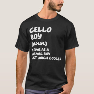 Camiseta Músico de definición de Cello Boy