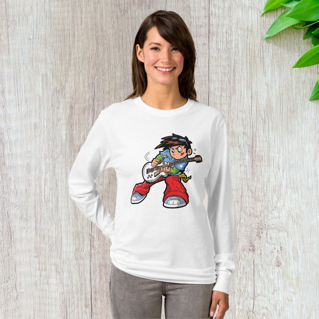 Camiseta Músico de diversiones de estrella de rock de Guay (Subido por el creador)