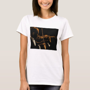 Camiseta Músico de época, violinista tocando música de viol