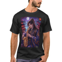 Músico de fantasía chino - Saxofonista